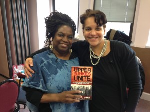 Justice Roundtable Convener Nkechi Taifa with Andrea James, author of "Upper Bunkies Unite: And Other Thoughts on the Politics of Mass Incarceration."                      